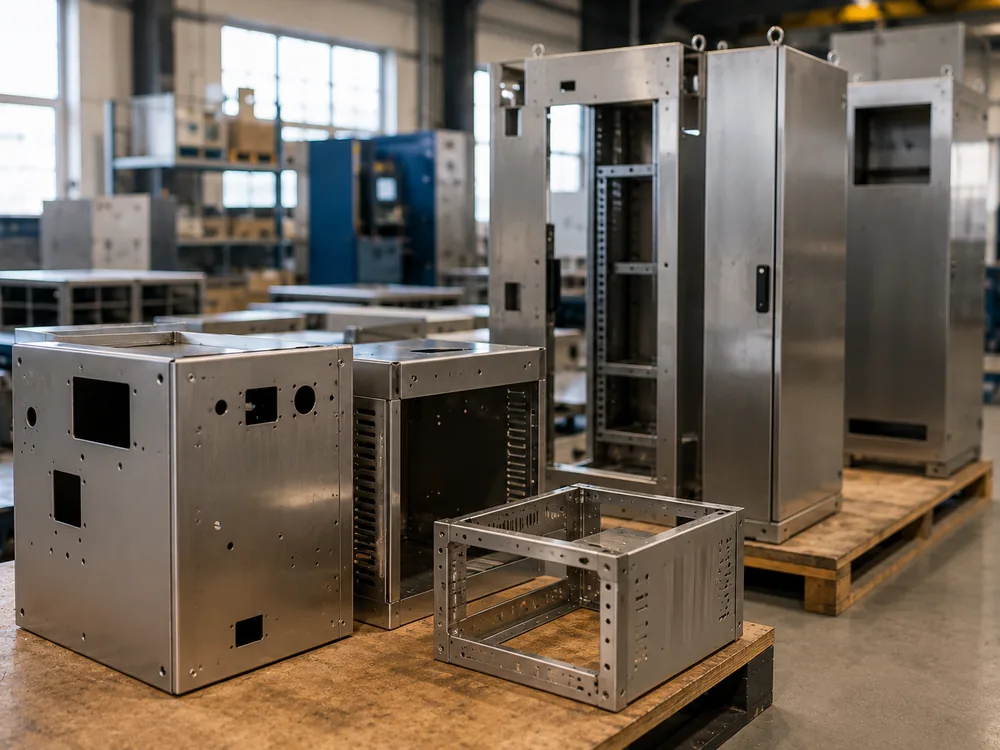 Fabricated sheet-metal enclosure